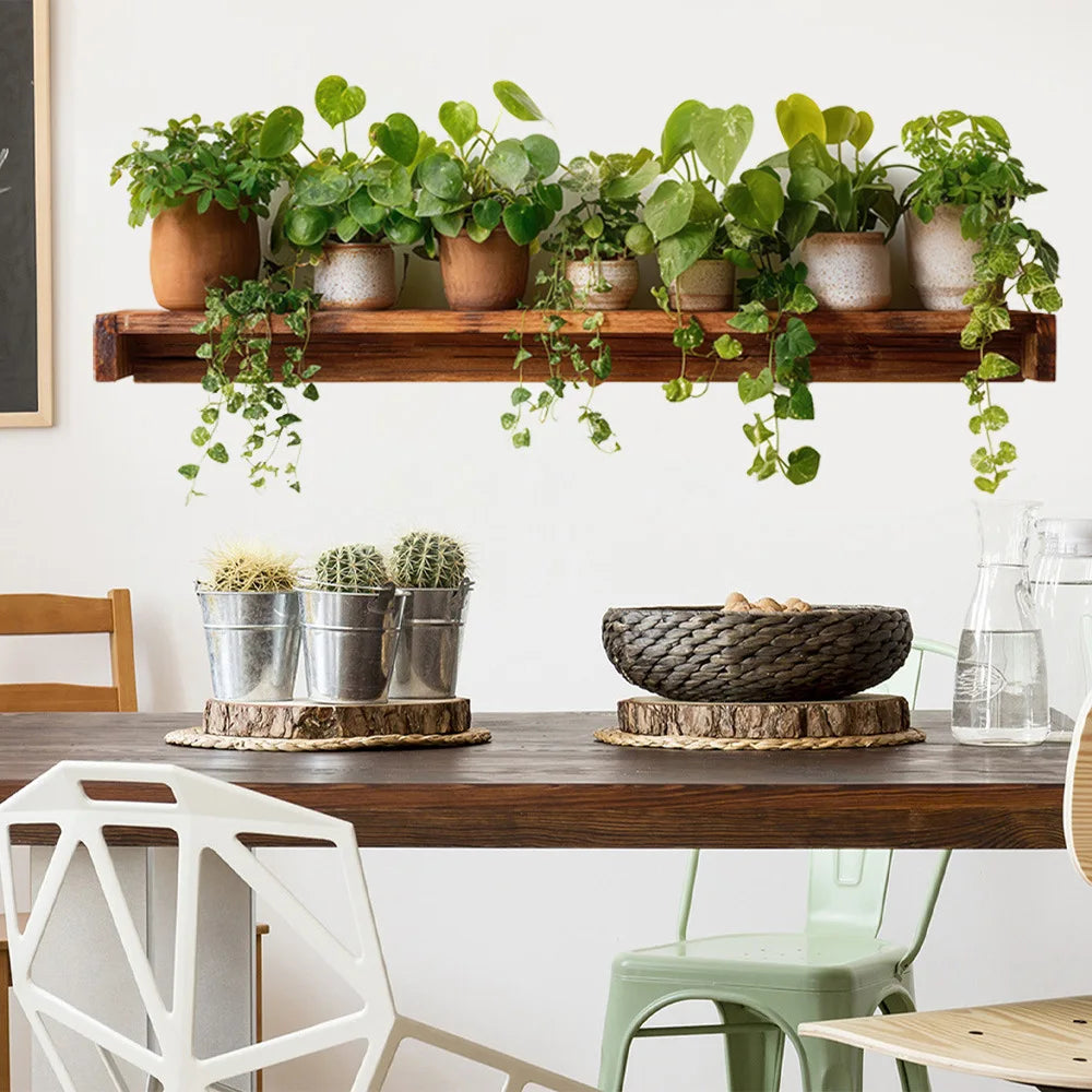 EJVS™ Green Vine Wall Stickers