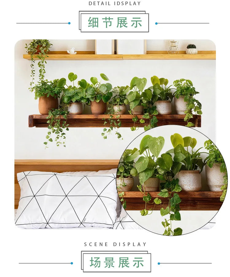 EJVS™ Green Vine Wall Stickers