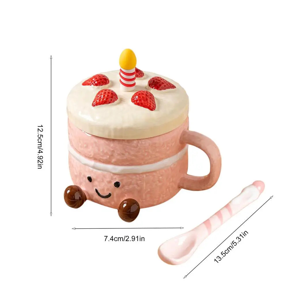 EJVS™ Strawberry Dessert Coffee Mug
