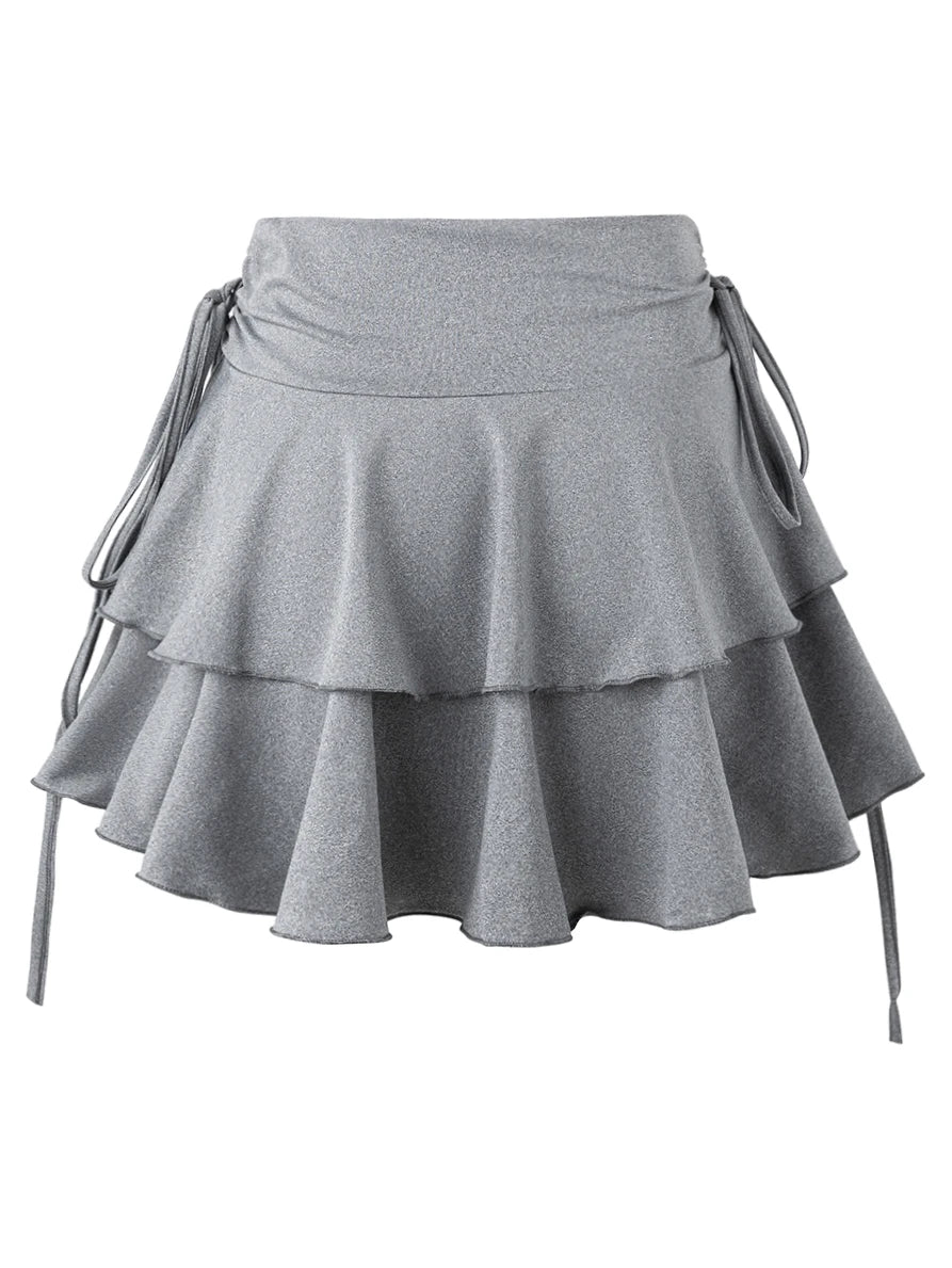 EJVS™ High Waist Slim Fit Short Skirt