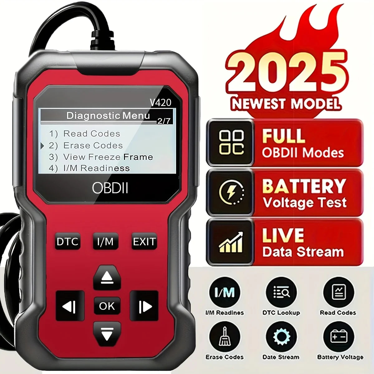 EJVS™ OBD2 Diagnostic Scanner Tool