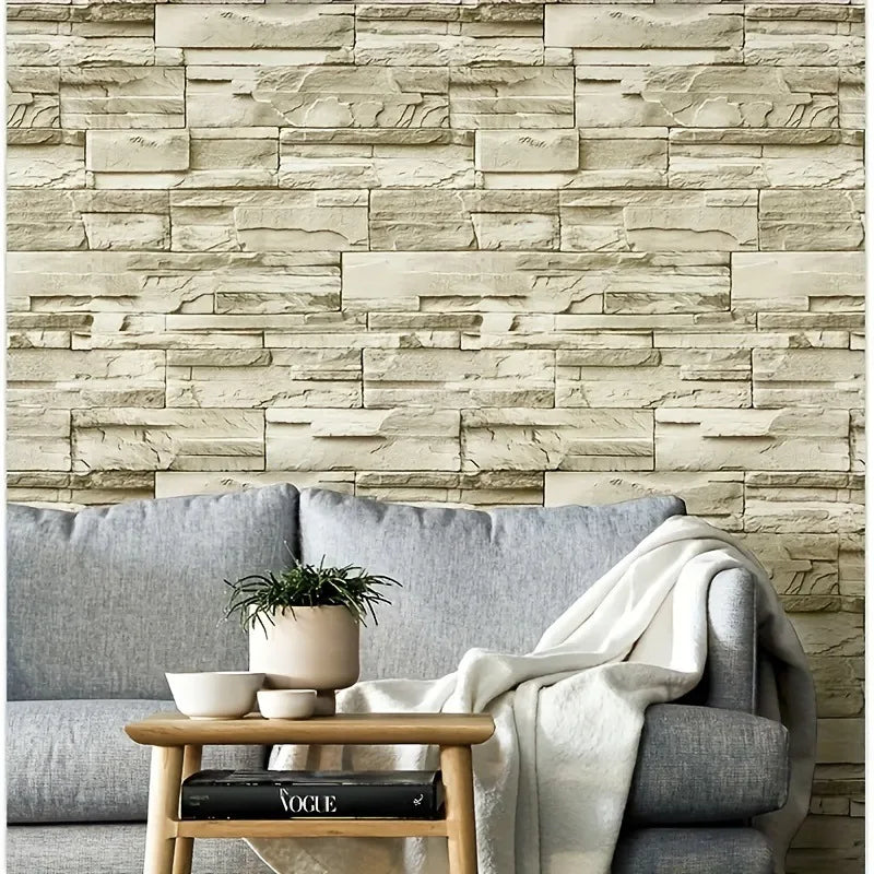 EJVS™ 3D Faux Brick Peel & Stick Wallpaper