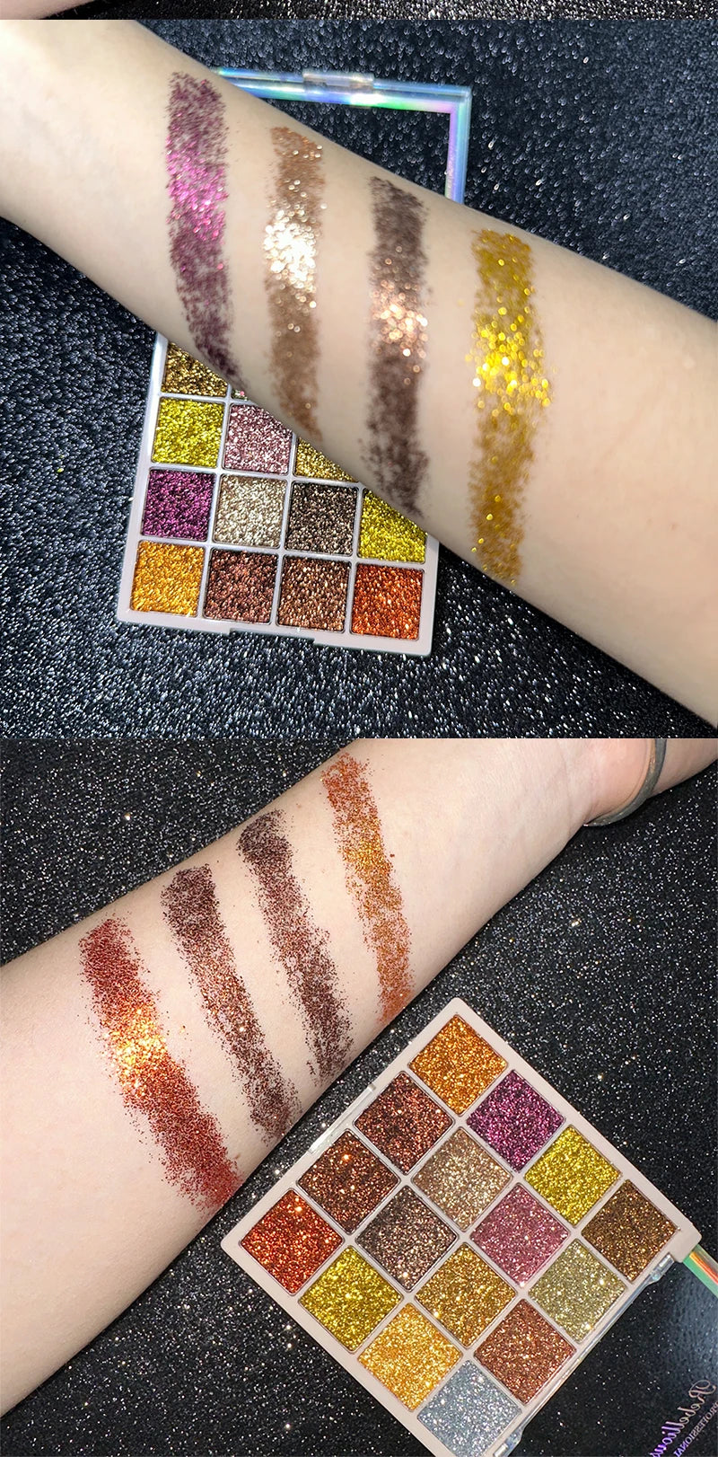 EJVS™ 16 Colors Glitter Eyeshadow