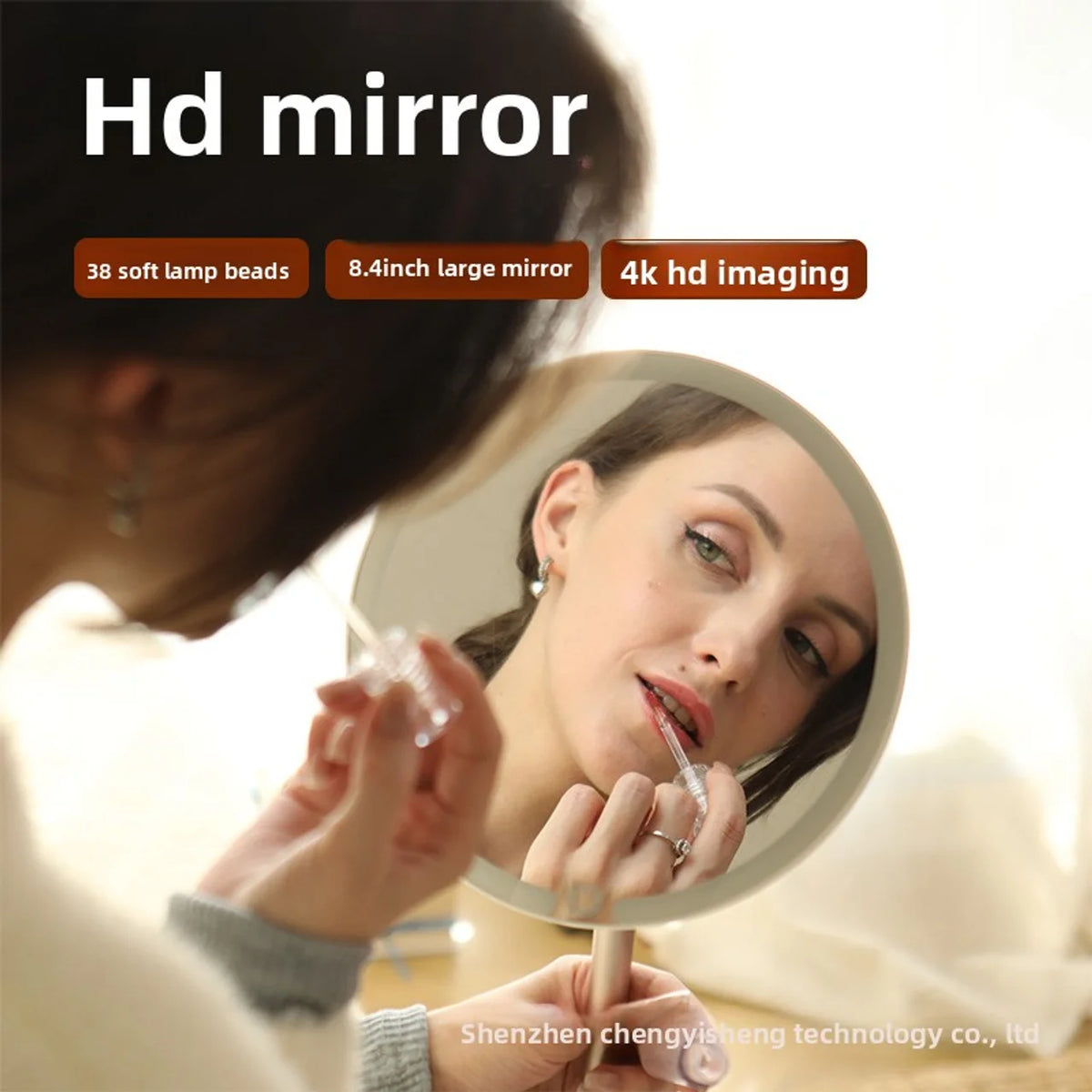 EJVS™ LED Round Desktop Makeup Mirror