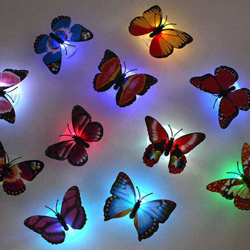 EJVS™ 3D Butterfly Night Light Wall Stickers