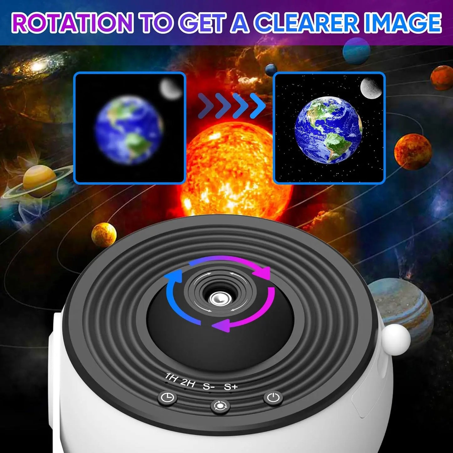 EJVS™ Galaxy Projector Night Light