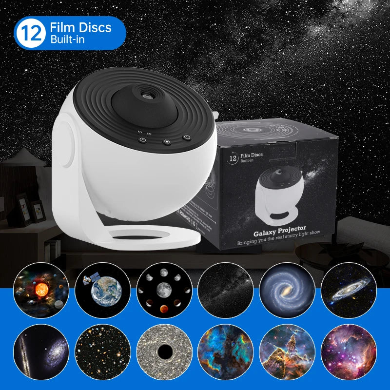 EJVS™  360° Planetarium Night Light Galaxy Projector