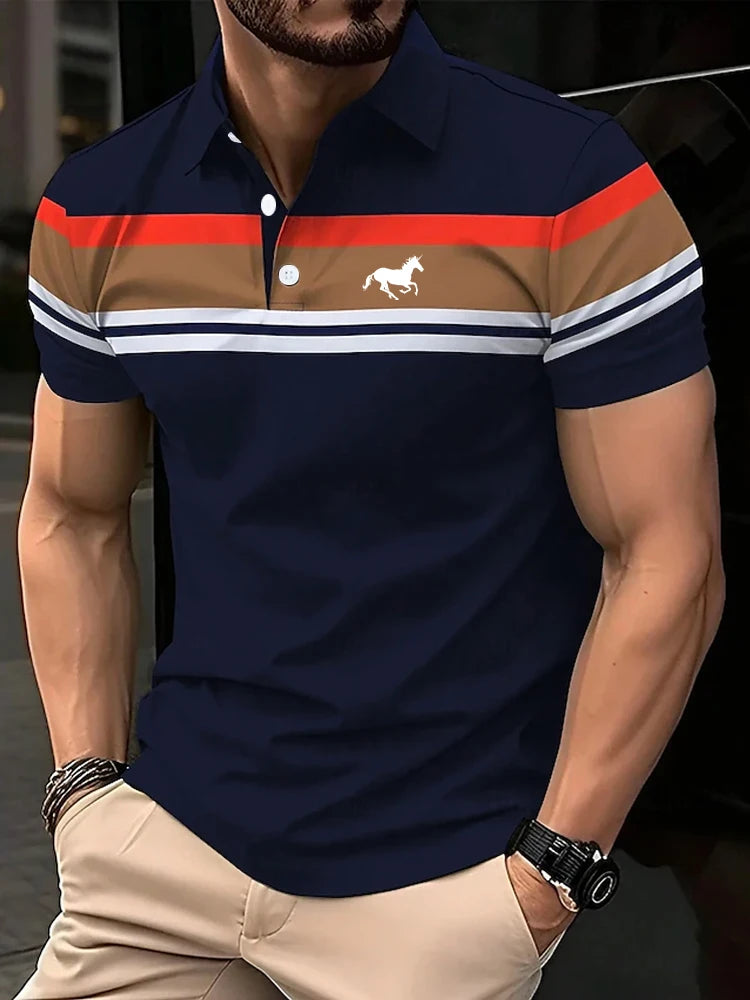 EJVS™ Men's Short Sleeve Polo Shirts
