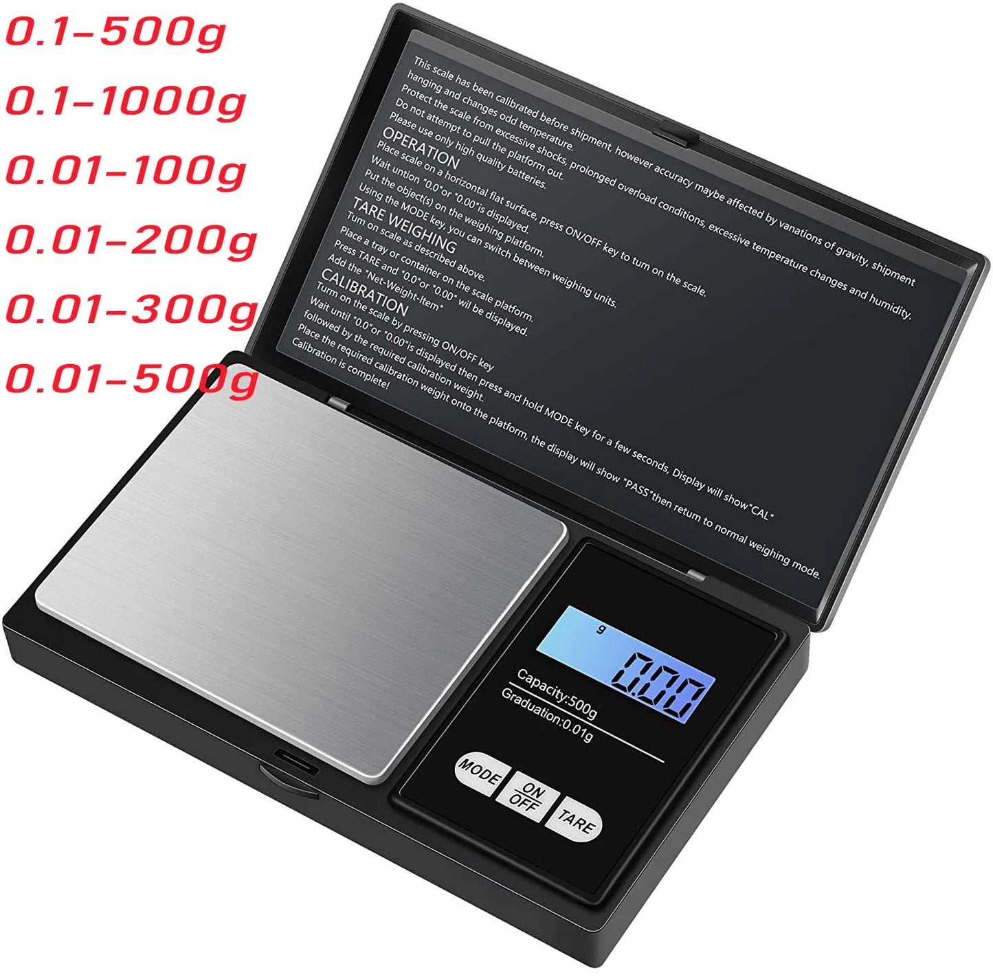 EJVS™  Stainless Steel Electronic Digital Pocket Scale