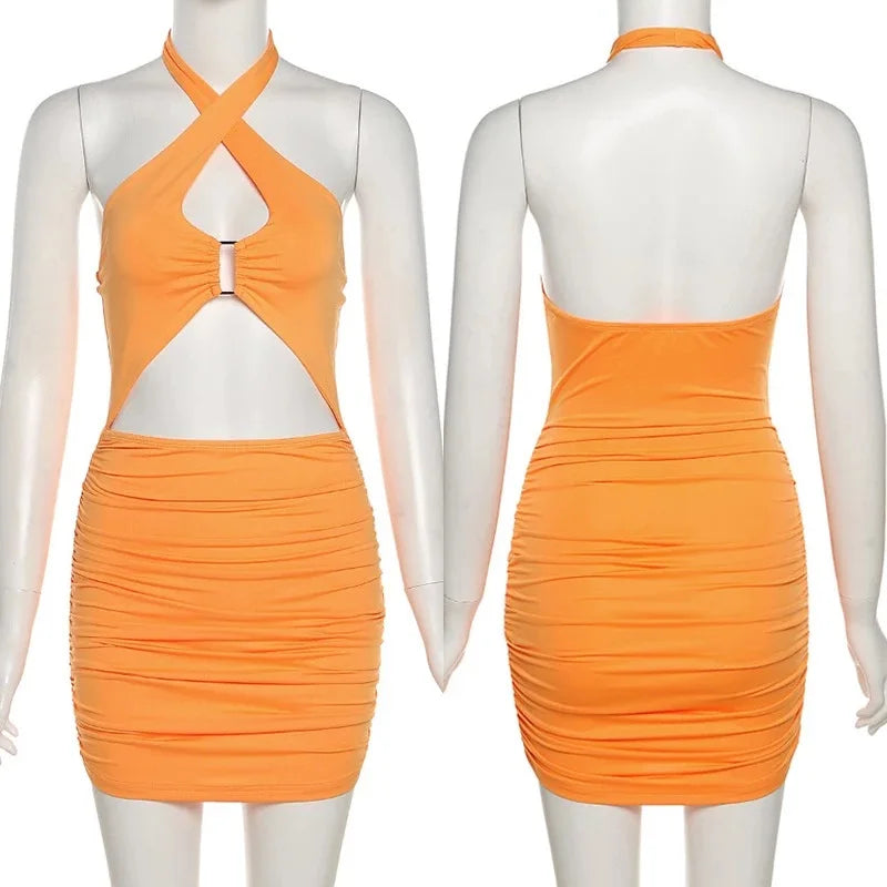 EJVS™ Sleeveless Backless Party Club Outfit