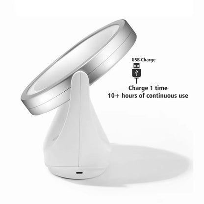 EJVS™  LED Makeup Rotating Mirror 1-5X Magnification