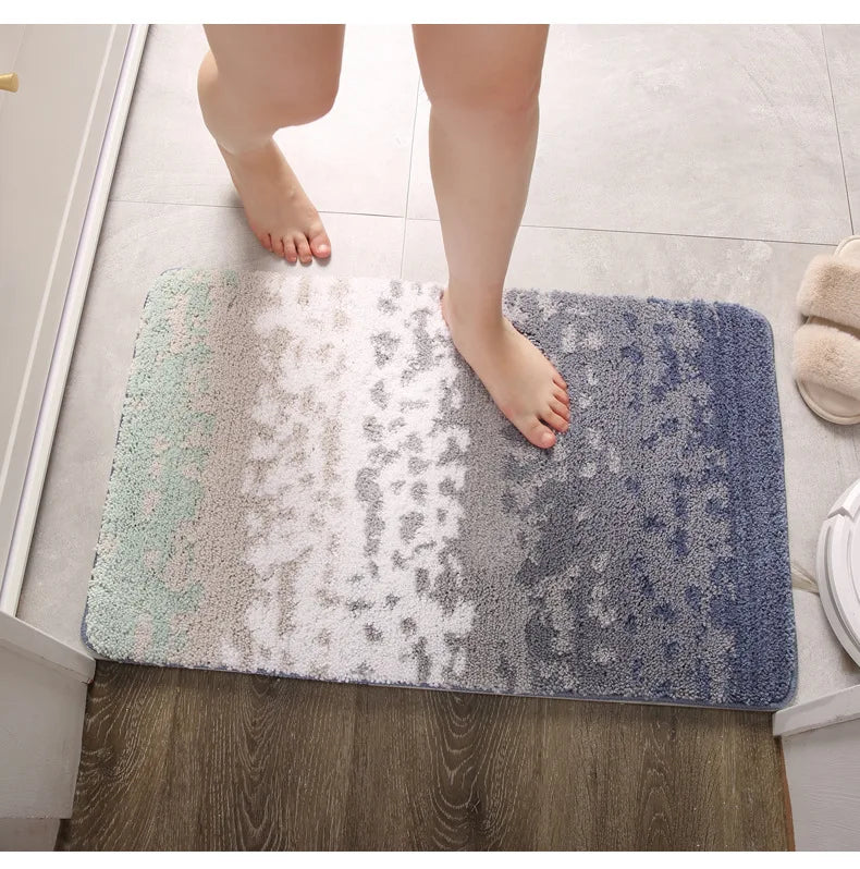 EJVS™ Bath Mat Anti Slip Absorbent Bathroom Carpet Strong Water Absorptionion