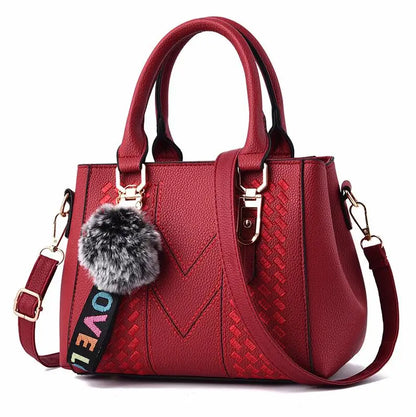 EJVS™  Embroidery Messenger Leather Handbags Bags