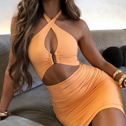 EJVS™ Sleeveless Backless Party Club Outfit