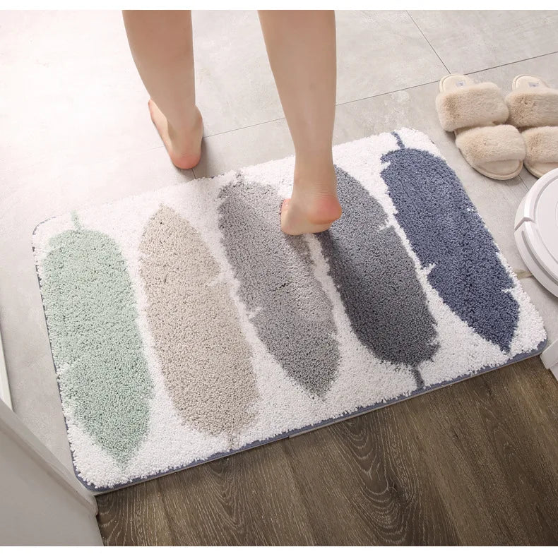 EJVS™ Bath Mat Anti Slip Absorbent Bathroom Carpet Strong Water Absorptionion