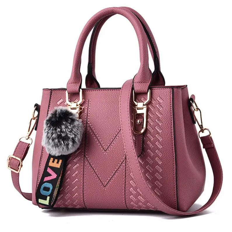EJVS™  Embroidery Messenger Leather Handbags Bags