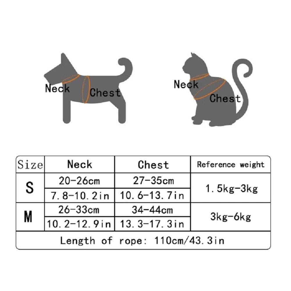 EJVS™  Pet Vest Chest Strap Traction Harness Leash