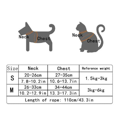 EJVS™  Pet Vest Chest Strap Traction Harness Leash