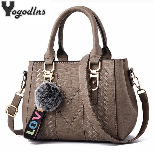 EJVS™  Embroidery Messenger Leather Handbags Bags