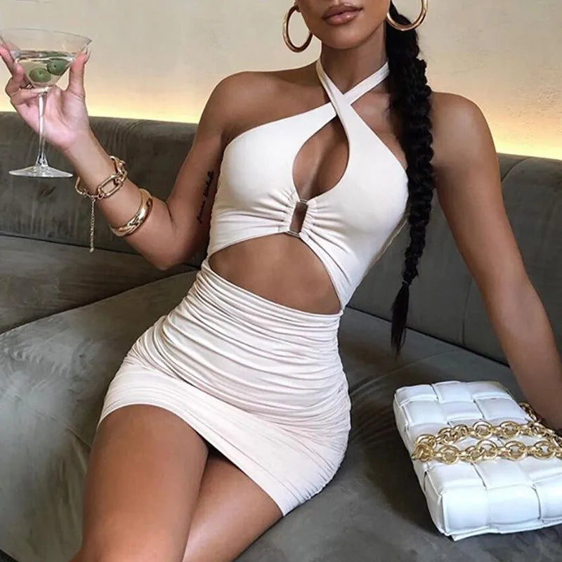 EJVS™ Sleeveless Backless Party Club Outfit