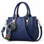 EJVS™  Embroidery Messenger Leather Handbags Bags