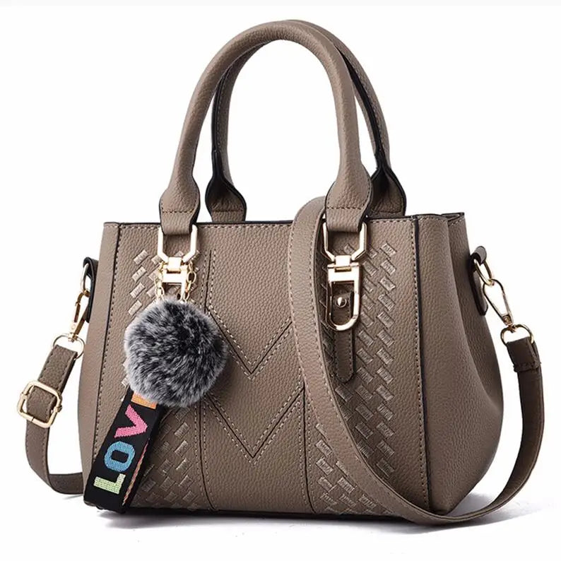 EJVS™  Embroidery Messenger Leather Handbags Bags