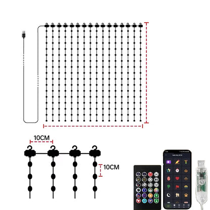 EJVS™  Smart Curtain Lights App Remote Control