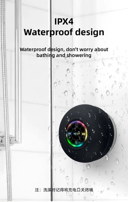 EJVS™  Mini Bluetooth Waterproof Wireless Shower - RGB Lights