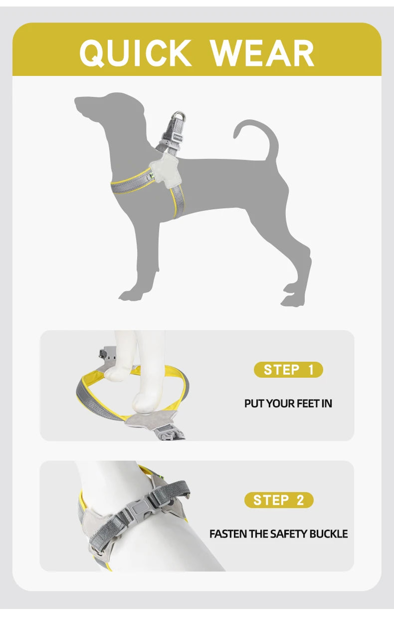 EJVS™  Reflective Pet Dog Harness