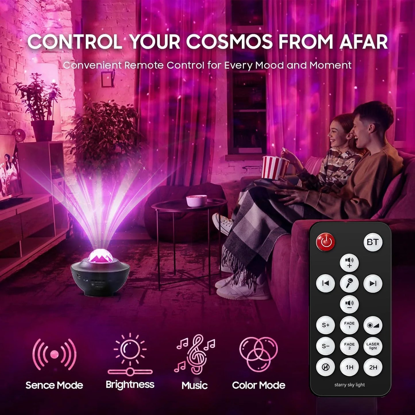 EJVS™ Galaxy Starry Projector Night Light