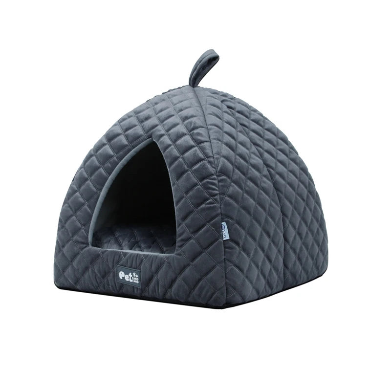 EJVS™  Dog Bed House Bed Autumn/Winter Warm Cat Pet Kennel Mats Pet Tents For Small Dogs Cats Puppies