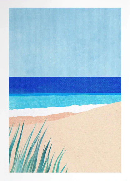EJVS™ Summer Beach Canvas Wall Art