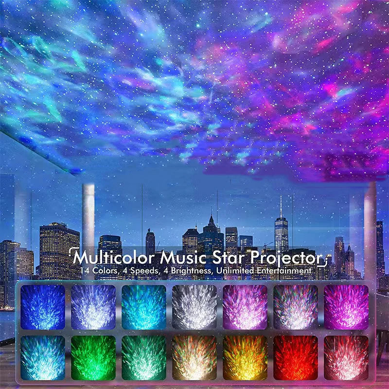 EJVS™ Galaxy & Dinosaur Egg Star Projector