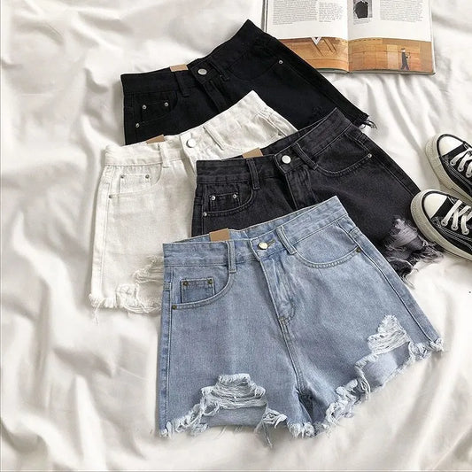 EJVS™  Korean Denim Shorts Hot Pants