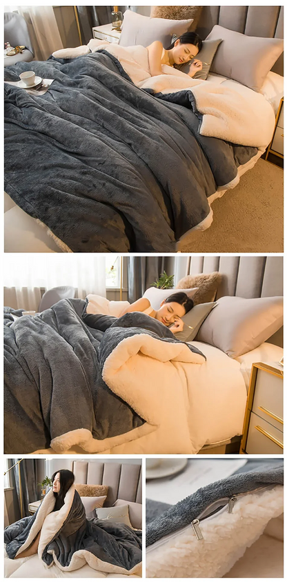 EJVS™ Warm Wool Bed Blanket