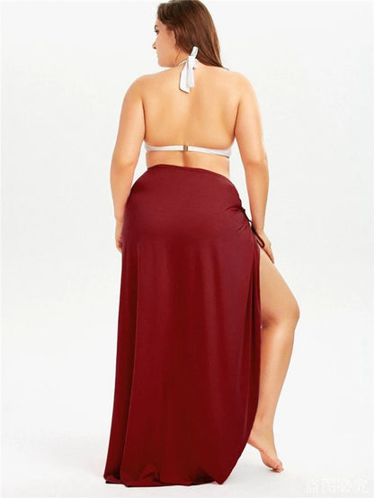 EJVS™  Warp Paleo Backless Crossover Swimsuit