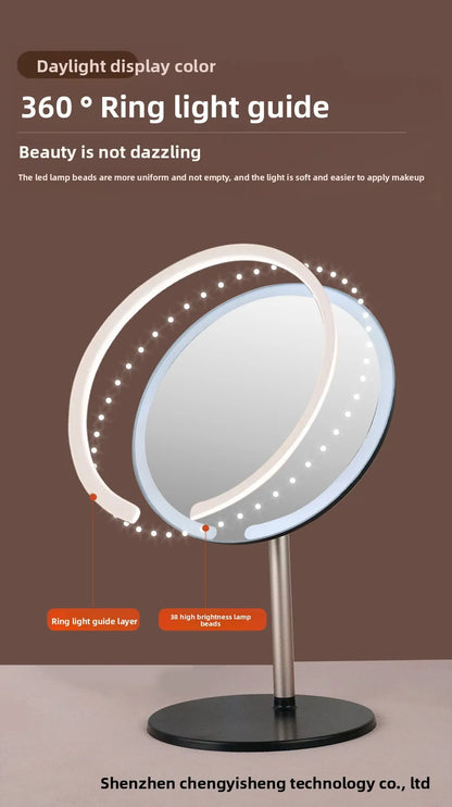EJVS™ LED Round Desktop Makeup Mirror