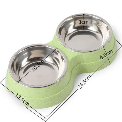 EJVS™  Stainless Steel Double Pet Bowls