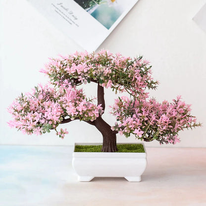 EJVS™ Artificial Bonsai Plant – Small Potted Tree