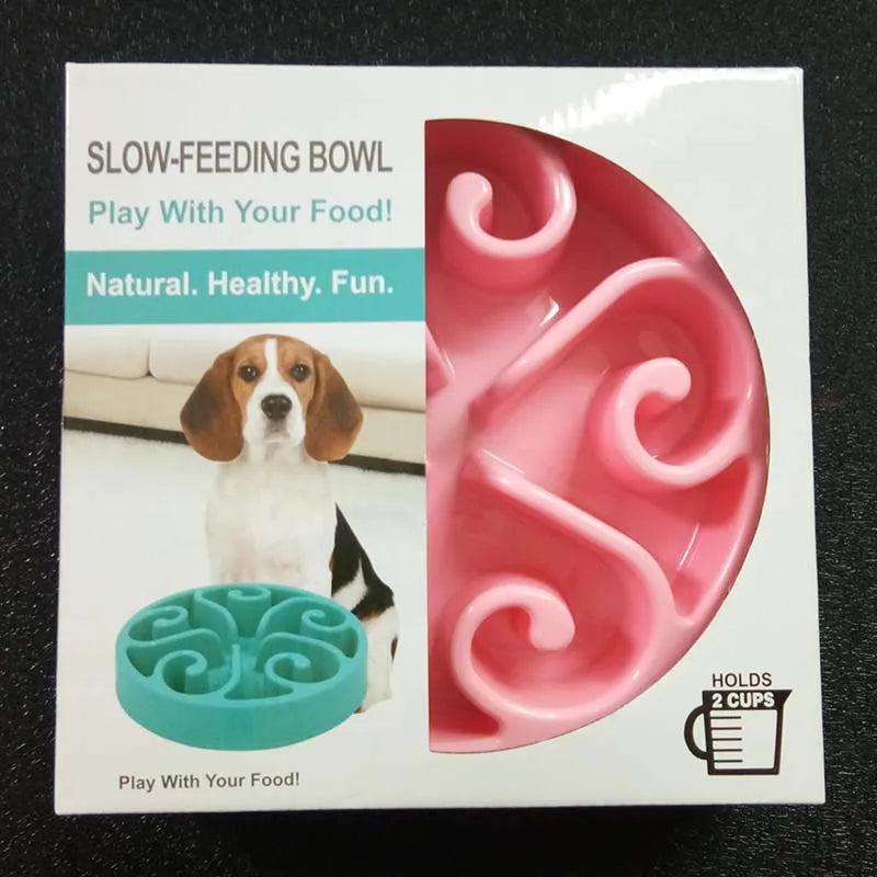 EJVS™  Pet Dog Slow Feeder Bowl - Anti-Gulping