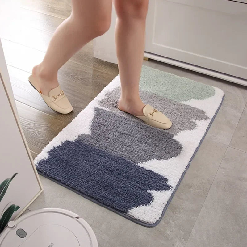 EJVS™ Bath Mat Anti Slip Absorbent Bathroom Carpet Strong Water Absorptionion
