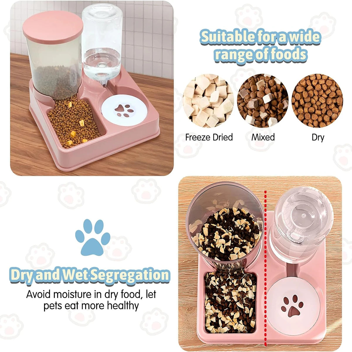 EJVS™  Automatic Cat Feeder Water Dispenser