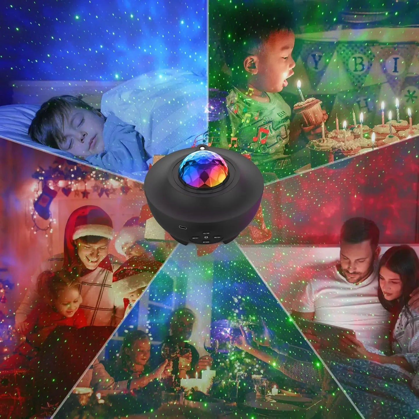 EJVS™ Galaxy Starry Projector Night Light