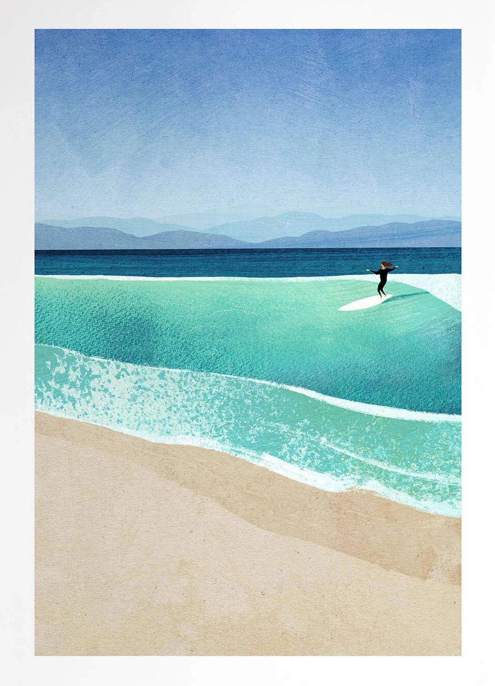 EJVS™ Summer Beach Canvas Wall Art