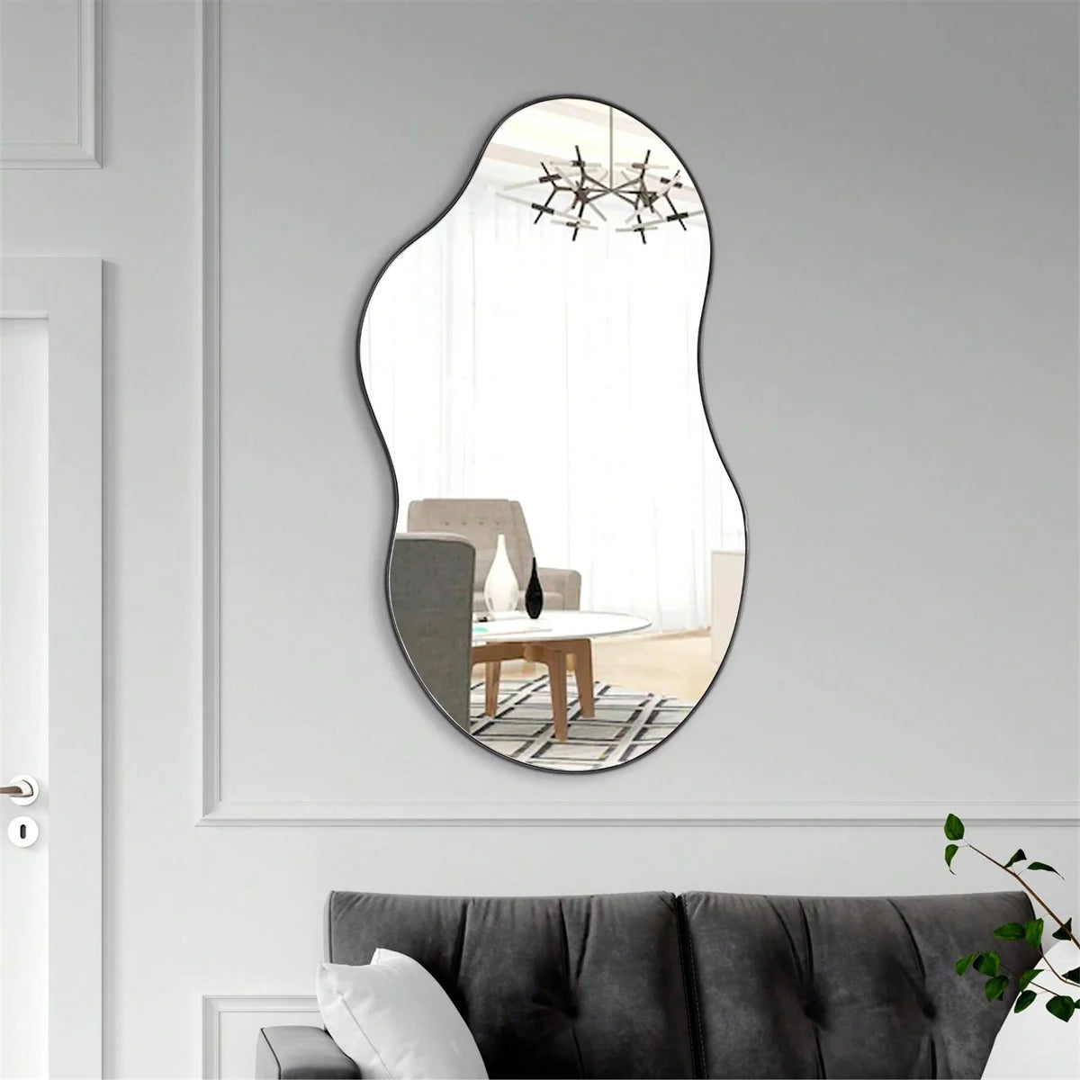 EJVS™ Irregular Cloud Acrylic Wall Mirror for Home Decor