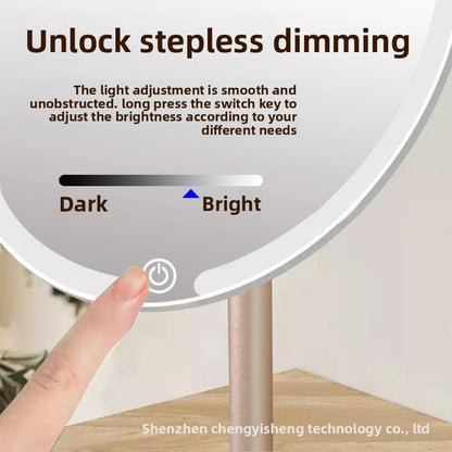 EJVS™ LED Round Desktop Makeup Mirror