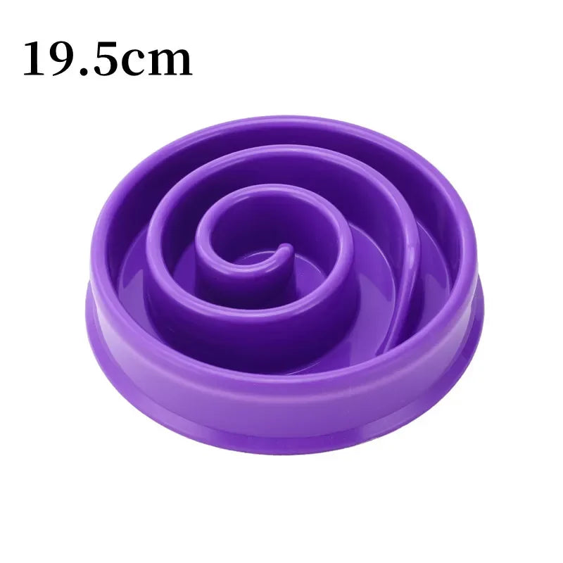 EJVS™  Pet Non Slip Anti-Gulping Slower Food Feeding Dishes