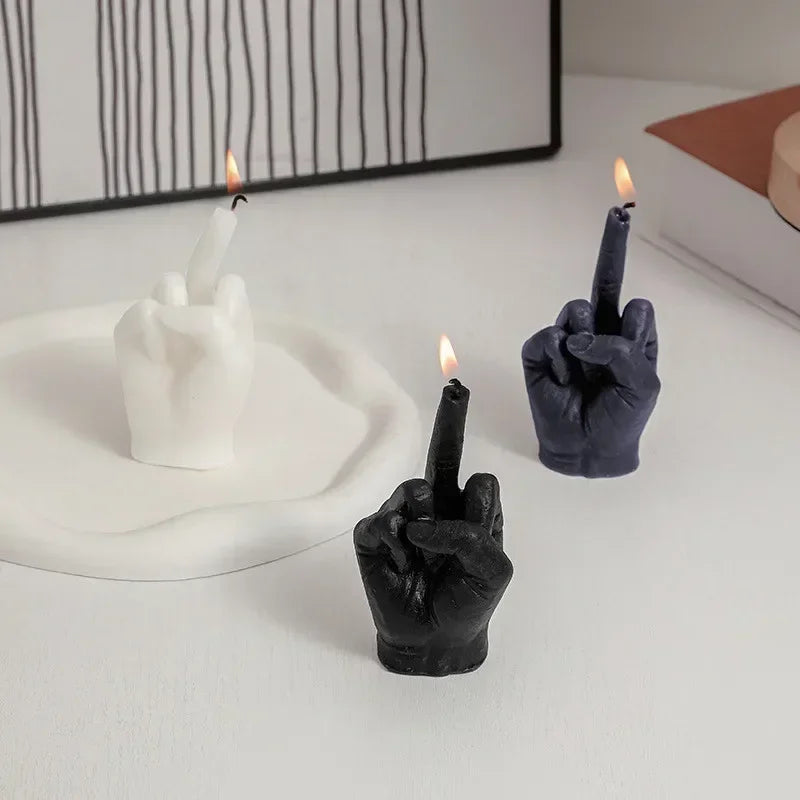 EJVS™  Middle Finger Shaped Scented Candles