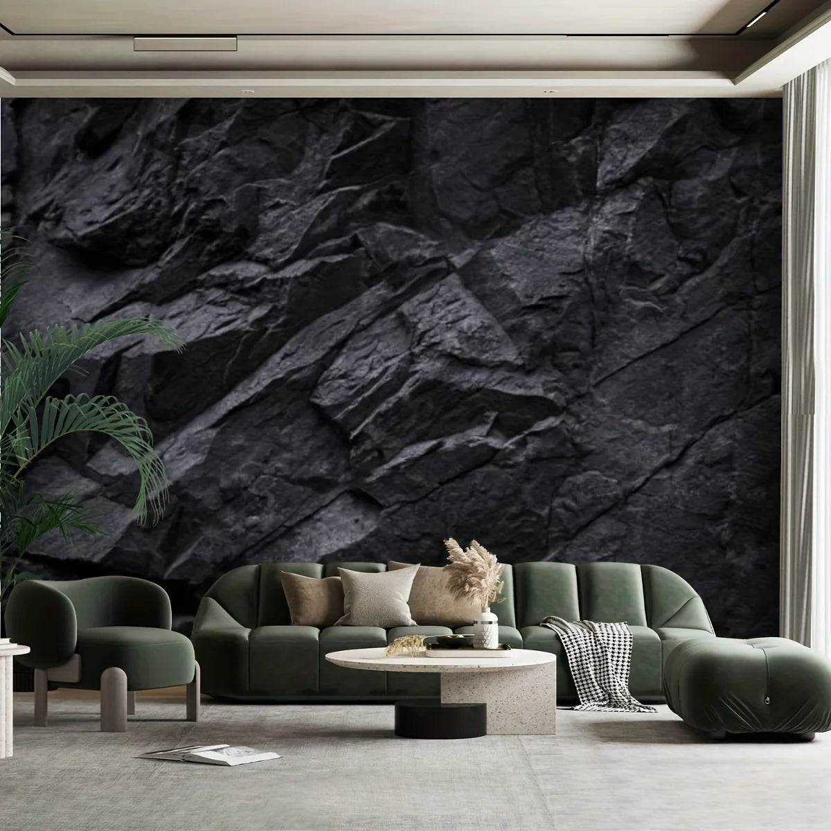 EJVS™ 3D Stone Texture Peel & Stick Wallpaper