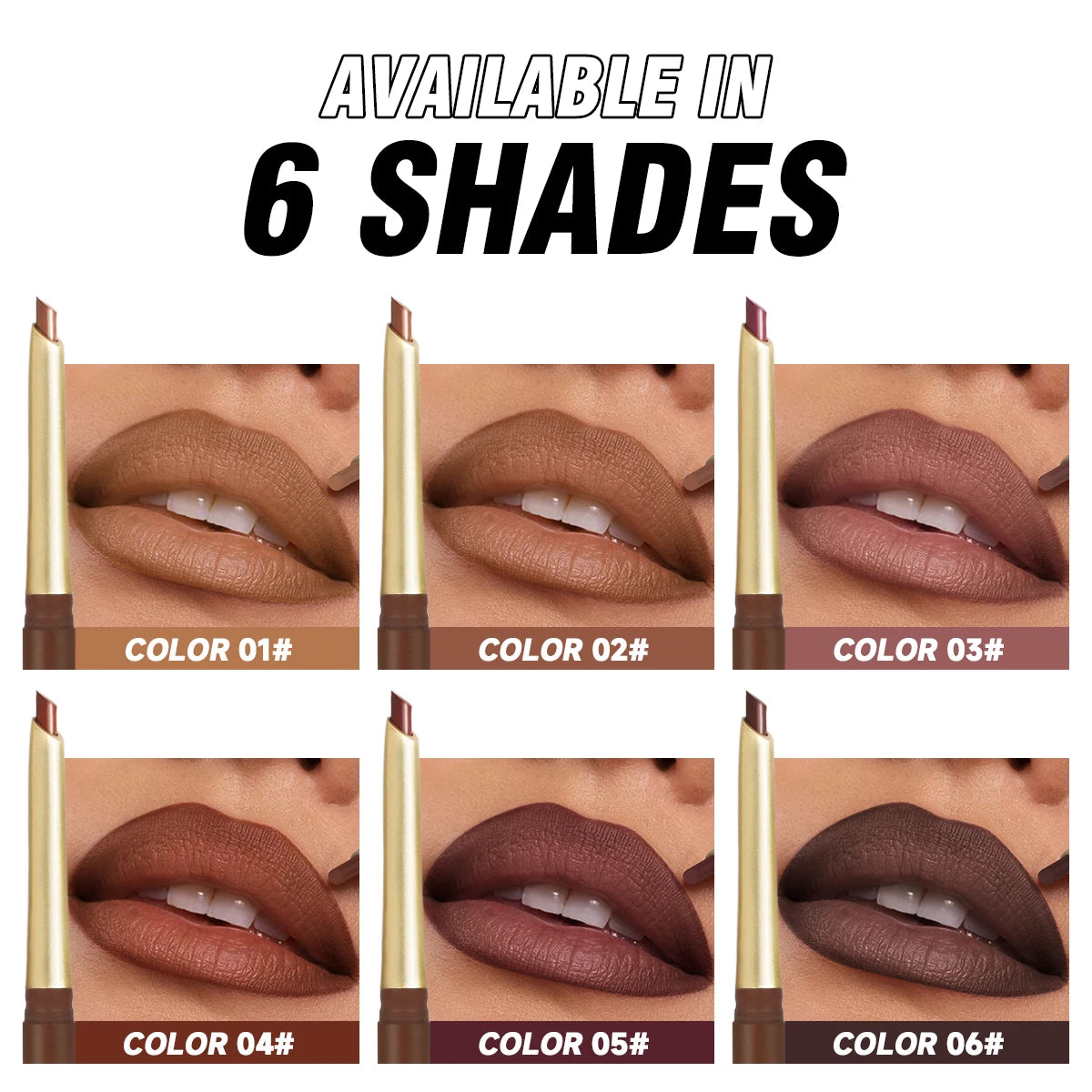 EJVS™ Matte 6-Colors Lipliner Makeup